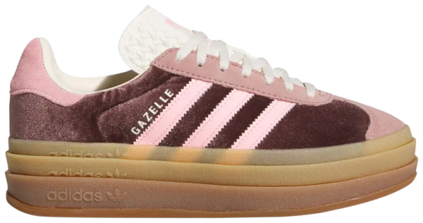 Adidas Gazelle Bold Shadow Brown Glow Pink Velvet