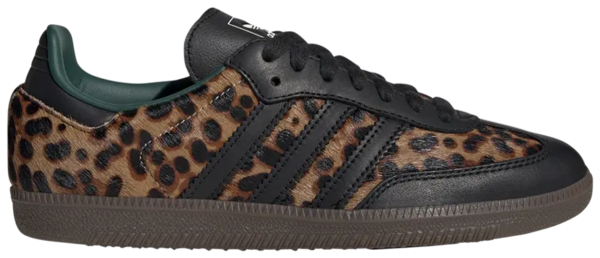 Adidas Samba OG Black Green Leopard