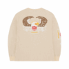 Corteiz Dipset Eagle Waffle Longsleeve – Beige - Image 3