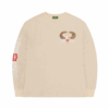 Corteiz Dipset Eagle Waffle Longsleeve – Beige - Image 2