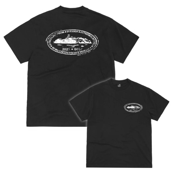 Corteiz Island Stamp Tee Black