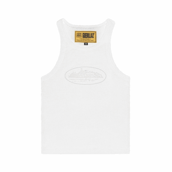 Corteiz Women’s Tank Top – White On White