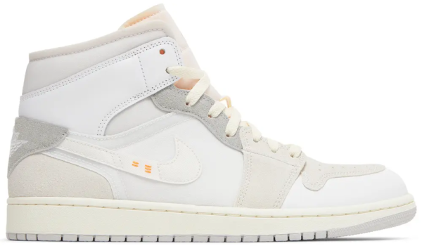 Air Jordan 1 Mid SE Craft Inside Out White Grey