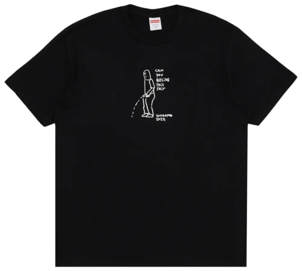 Supreme Piss Tee Black