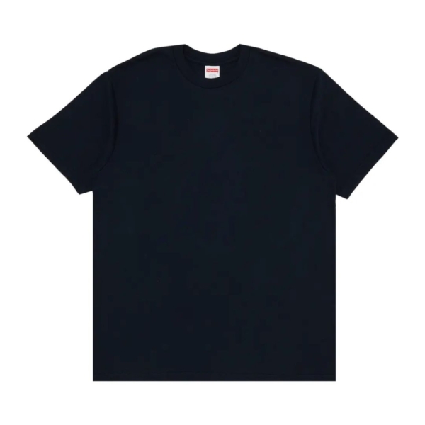Supreme Tape Tee Navy-1