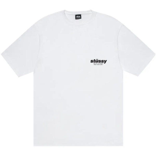 Stussy Rollers Tee White