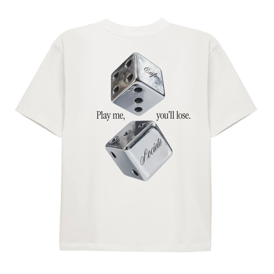 Cafe Societe T-shirt Dices White