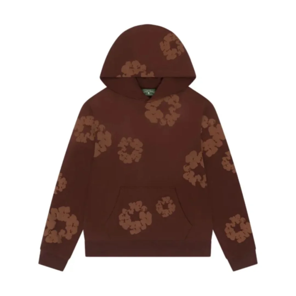 Denim Tears Mono Wreath Hoodie Brown