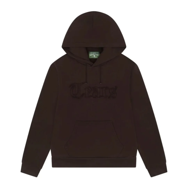 Denim Tears - Tears Cut Hoodie Brown