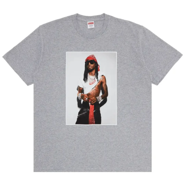 Supreme Playboi Carti Tee Grey