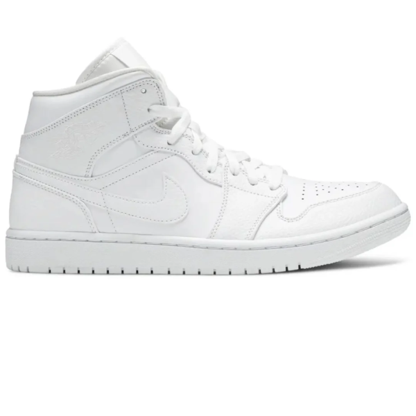 Air Jordan 1 Mid Triple White 2.0 (2020) 1