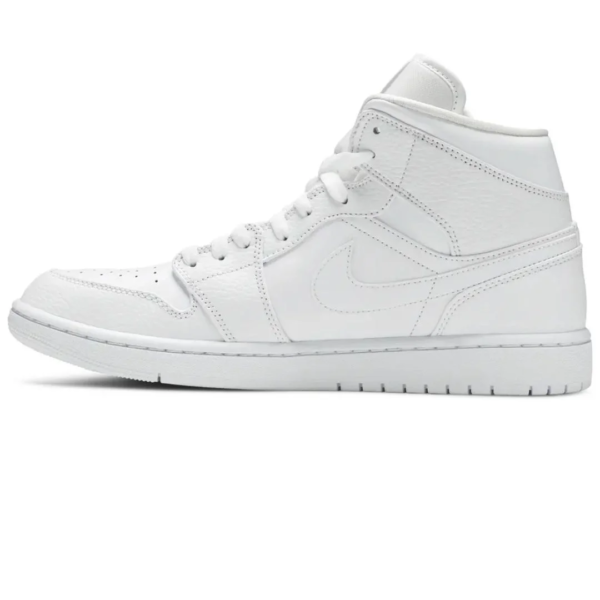 Air Jordan 1 Mid Triple White 2.0 (2020) 2