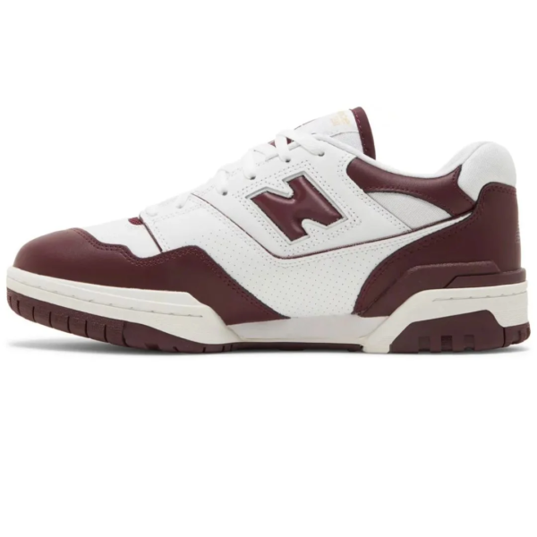 New Balance 550 White Burgundy 2