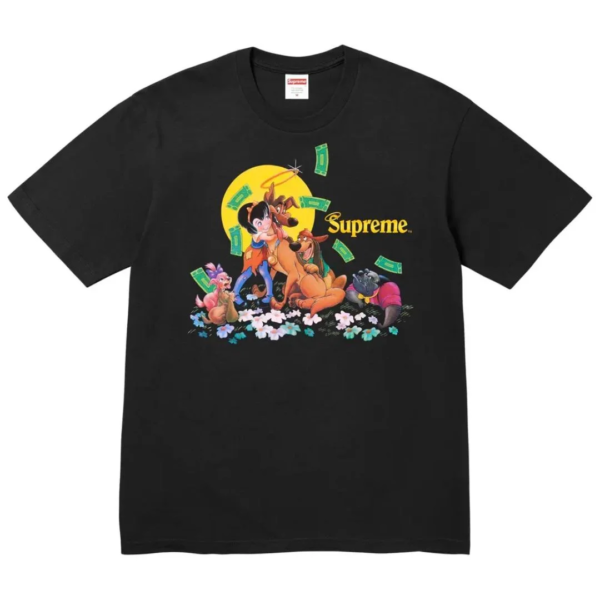 Supreme All Dogs Go To Heaven Tee Black