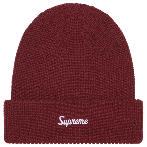 Supreme Loose Gauge Beanie Cardinal