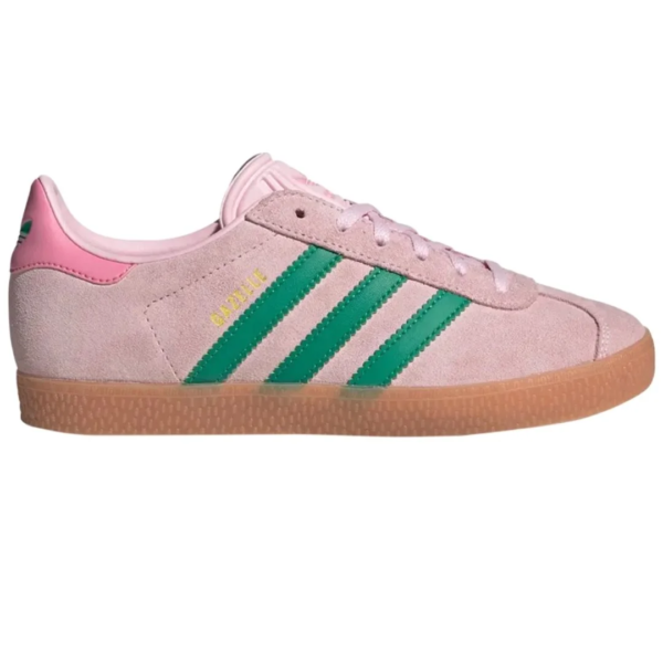 Adidas Gazelle Clear Pink Court Green 1