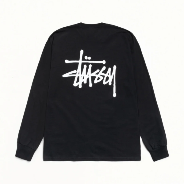 BASIC STÜSSY LS TEE Black