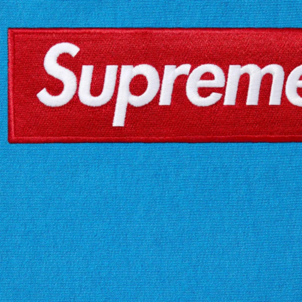 Supreme Box Logo Hooded Sweatshirt Blue (FW25) 1
