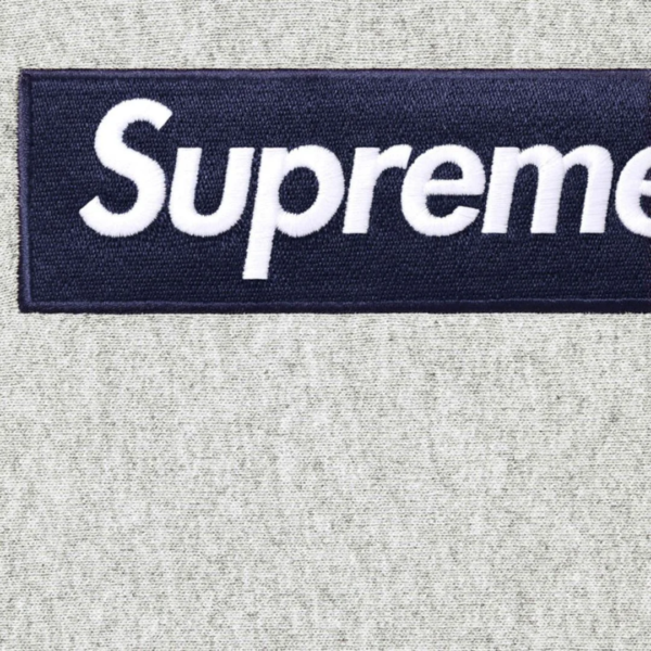 Supreme Box Logo Hooded Sweatshirt Grey (FW25) 1
