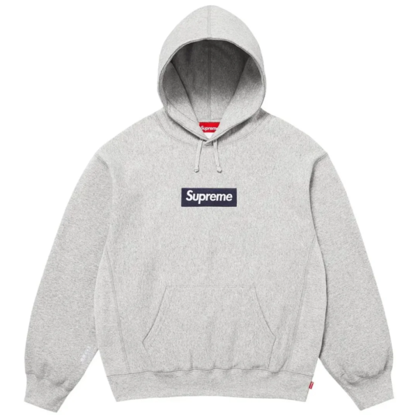 Supreme Box Logo Hooded Sweatshirt Grey (FW25)