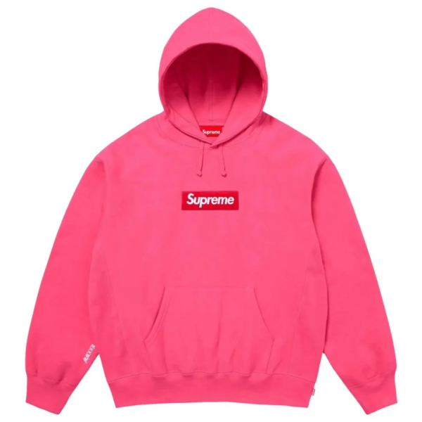 Supreme Box Logo Hooded Sweatshirt Magenta (FW25)