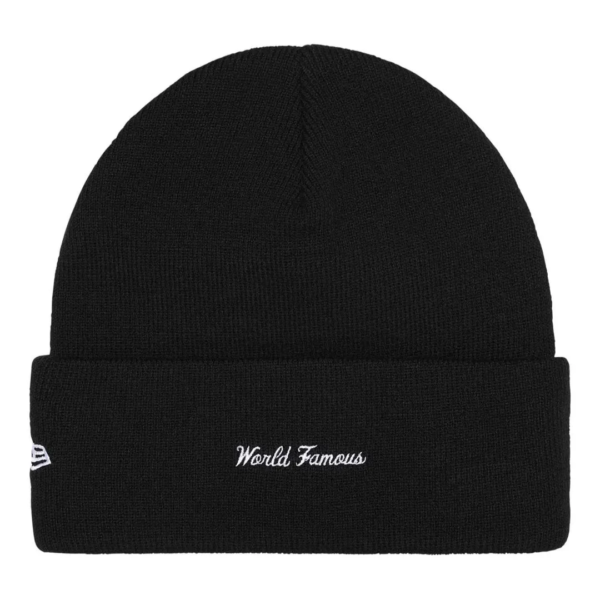 Supreme New Era Box Logo Beanie Black (FW25) 1