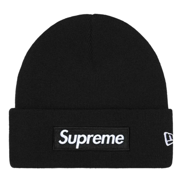 Supreme New Era Box Logo Beanie Black (FW25)