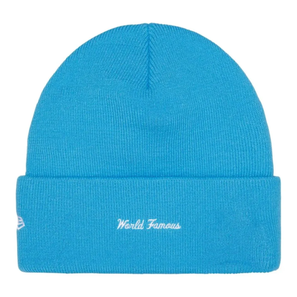Supreme New Era Box Logo Beanie Blue (FW25) 1