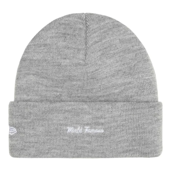 Supreme New Era Box Logo Beanie Grey (FW25) 1