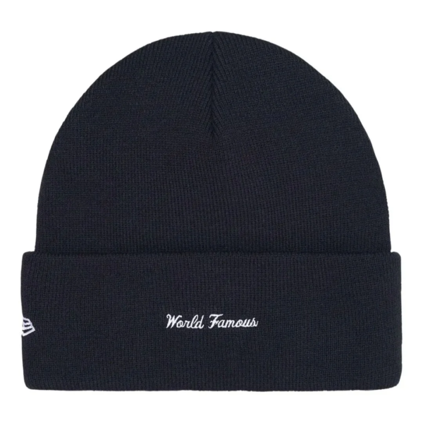 Supreme New Era Box Logo Beanie Navy (FW25) 1