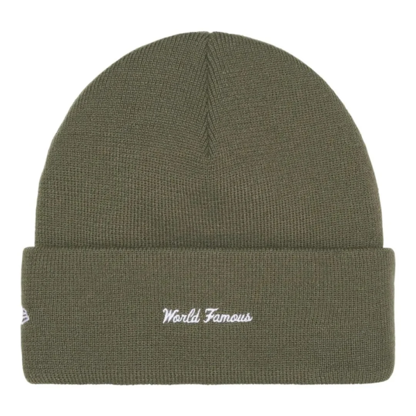 Supreme New Era Box Logo Beanie Olive (FW25) 1