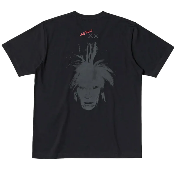KAWS + WARHOL UT GRAPHIC Tee Black