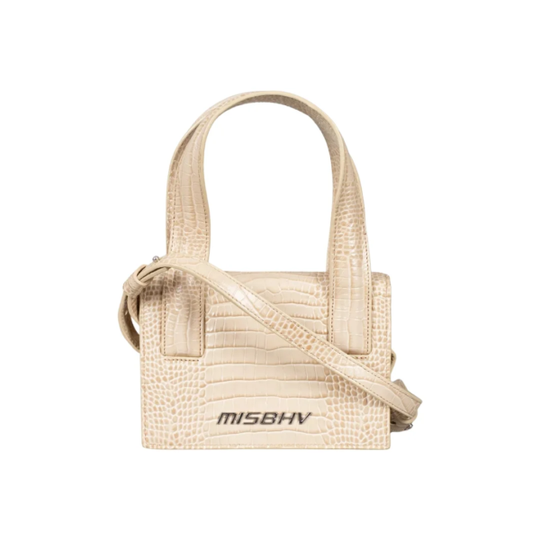 Misbhv Croc Bag Beige