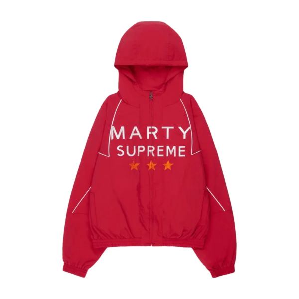 NAHMIAS x Marty Supreme A24 Classic Warm Up Jacket Red 1