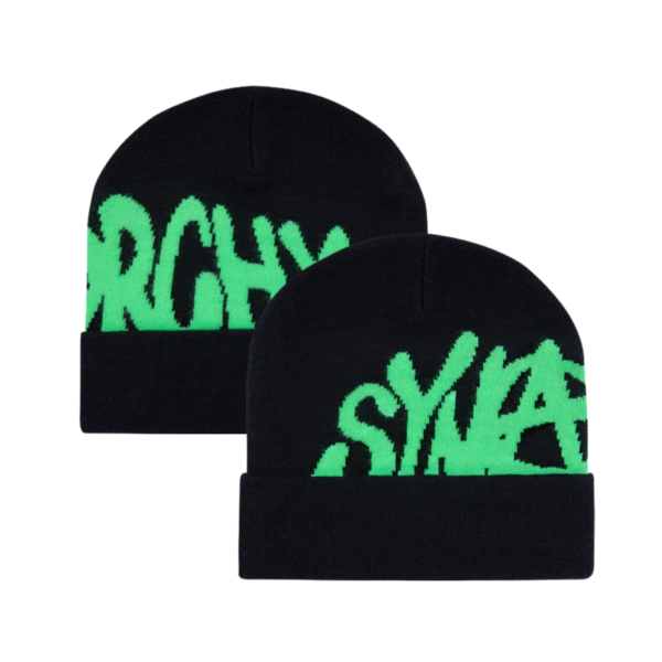 Synarchy Cuffed Beanie - Black_Green