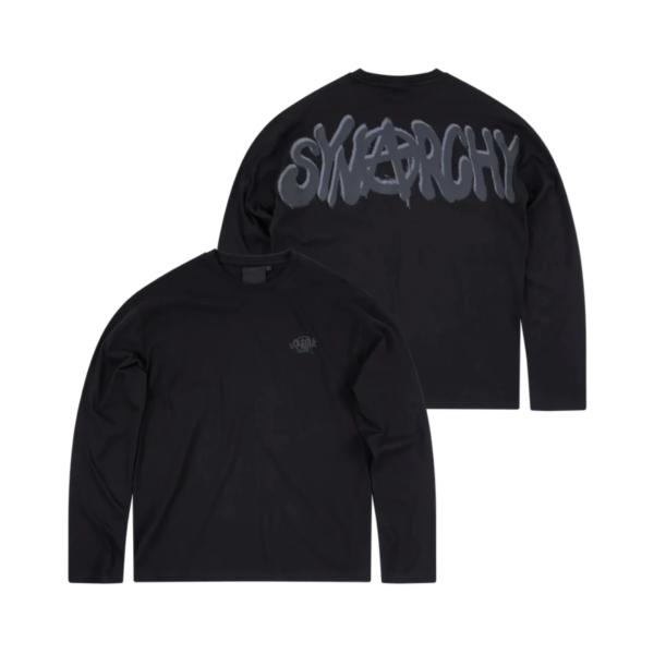 Synarchy Double Long Sleeve Tee - Black_Black