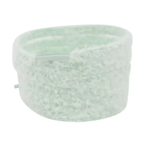 Sznurowki pluszowe mietowe