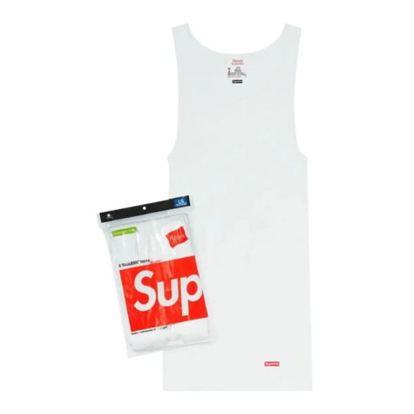 Supreme x Hanes Tagless Tank Top White