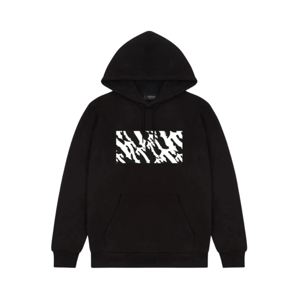 Wavy T Box Hoodie - Black
