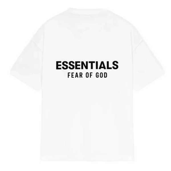 Fear of God Essentials Jersey Crewneck Tee White 1