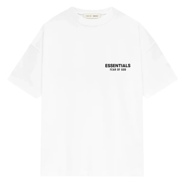 Fear of God Essentials Jersey Crewneck Tee White 2