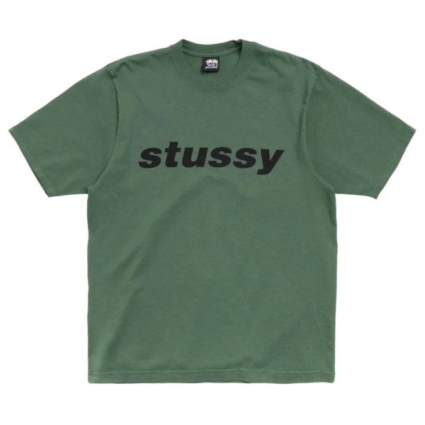 Stussy Shark Tee Pigment Dyed Green 2