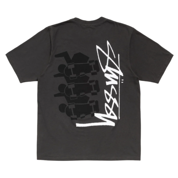 Stussy Skate Stack Tee Pigment Dyed Black 2