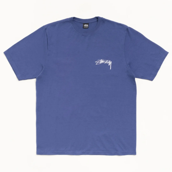 Stussy Skate Stack Tee Pigment Dyed Indigo 2