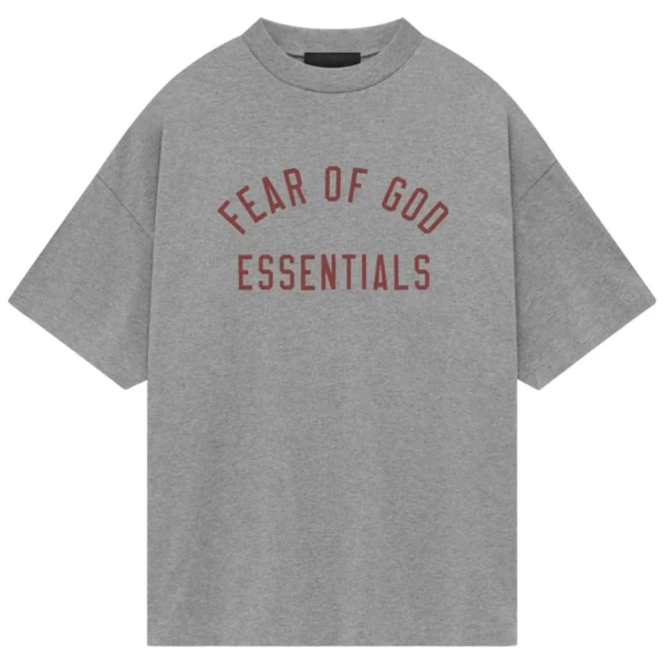 Fear of God Essentials Dark Heather Jersey Crewneck Tee 1
