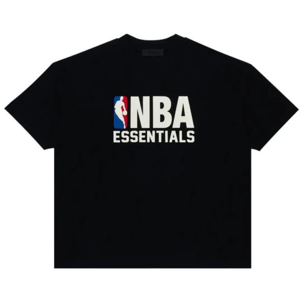 Fear of God Essentials NBA Black Color Tee 1