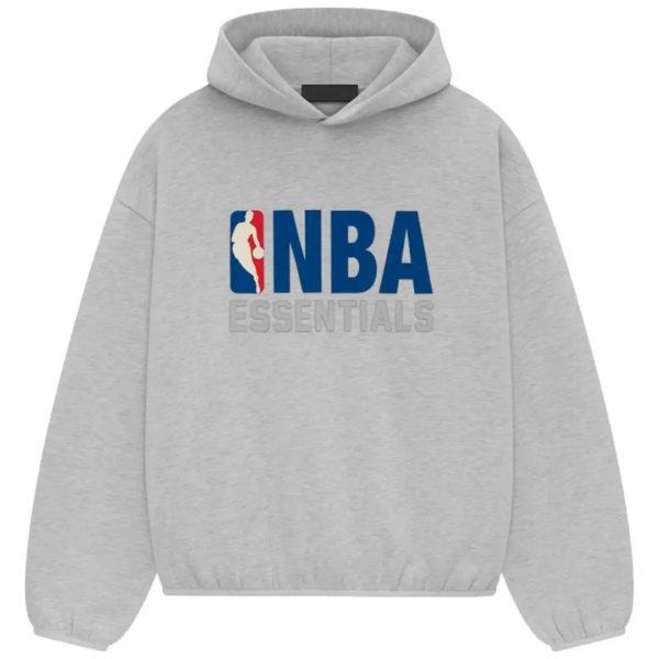Fear of God Essentials NBA Light Heather Hoodie 1