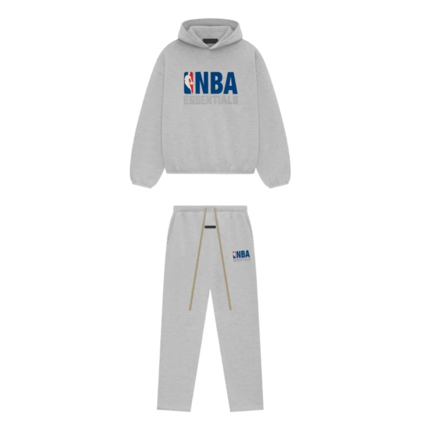 Fear of God Essentials NBA Long Set Grey