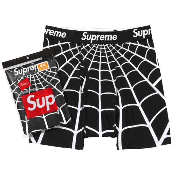 Supreme Hanes Spider-Man Boxer Brief Black