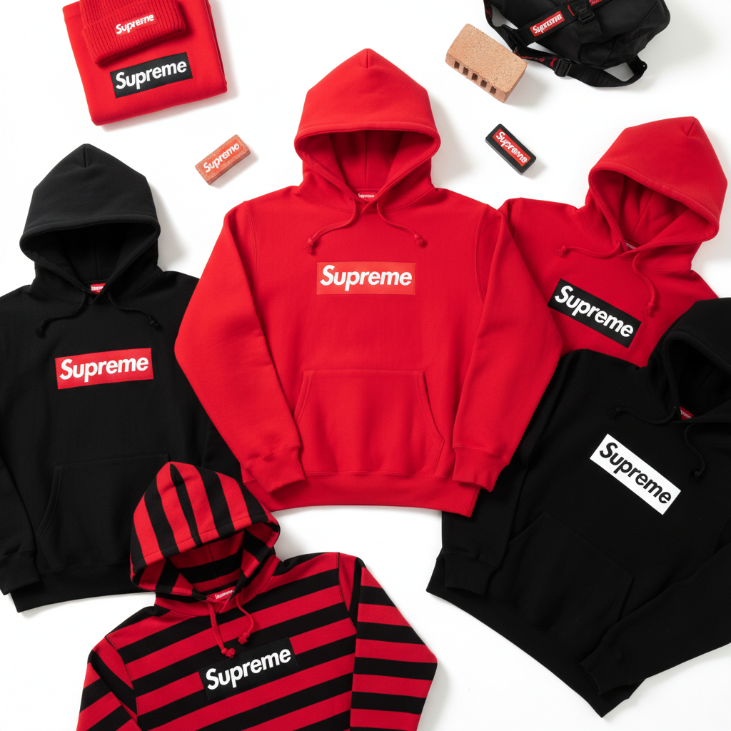 Bluza Supreme Box Logo FW24 FW25 - kolekcja na SHEZAMME